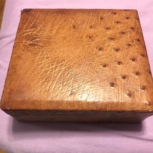 Ostrich cigar box